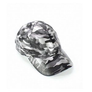AUGUST HAT COMPANY Women's Black & Silver Camoflage Adjustable Hat Retail $24.00